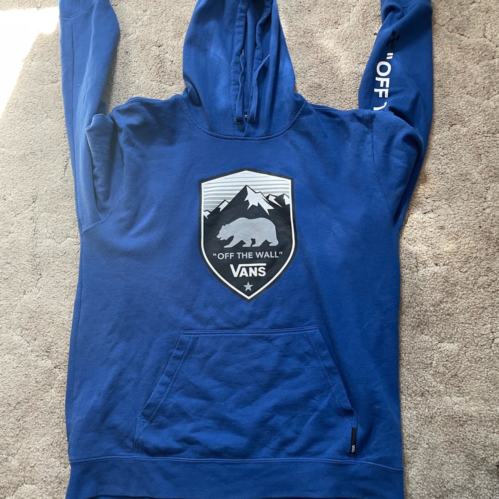 Vans Blue Hoodie for Men